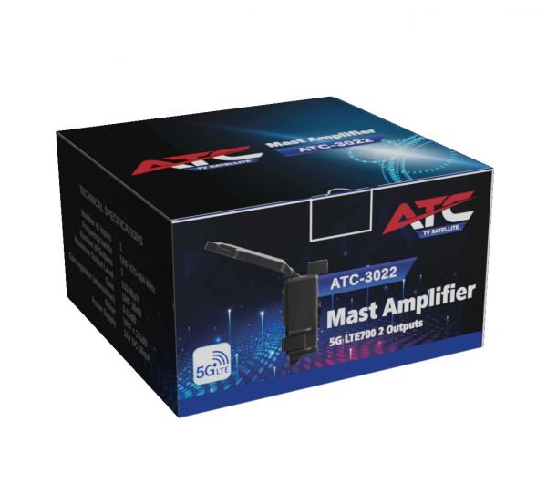 ATC Ενισχυτής Ιστού 30dB ATC-3022 5G LTE700 2 Εξόδων