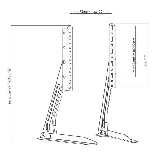 Βάση TV Επιτραπέζια ATC-2370 23"-70"