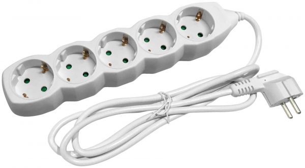 ΠΟΛΥΠΡΙΖΟ 5 ΘΕΣΕΩΝ ΧΩΡΙΣ ΔΙΑΚΟΠΤΗ 3x1.5mm 3.0m