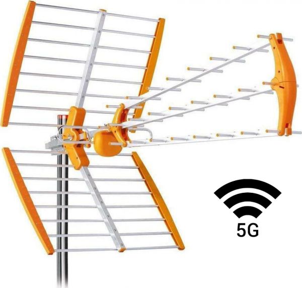 Tecatel Κεραία Τριπλή 18dB Mandarine 5G LTE700